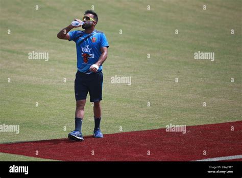 Captain Hashmatullah Shahidi During The Afghanistan Practice Session At