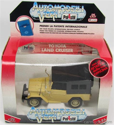 Politoys Polistil S Scale Toyota Land Cruiser Cream