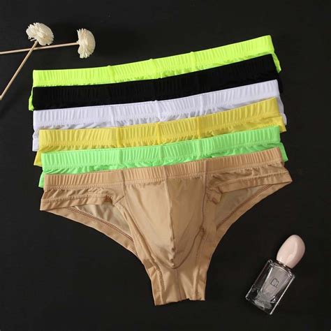 Billionm Men S Underwear Transparent Mens Briefs Bulge Sexy Bikini Ropa