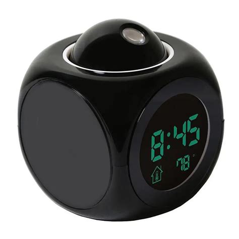 Reloj de Proyección multifunción LED colorido voz negocio Digital USB