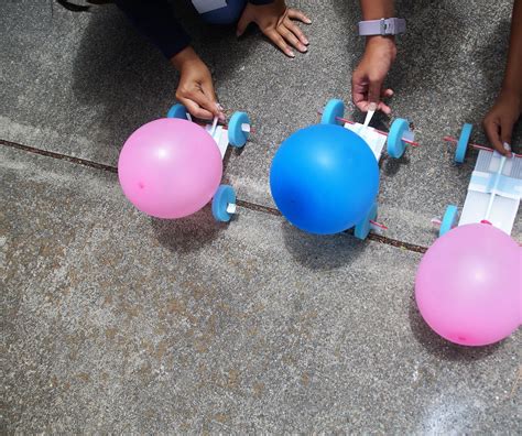 Balloon Rocket Cars 9 Steps With Pictures Instructables