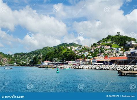Caribbean The Island Of Grenada Stock Image Image Of House America