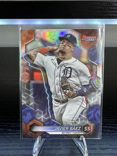 Javier Baez 2023 Bowman S Best Refractor Detroit Tigers 54 EBay