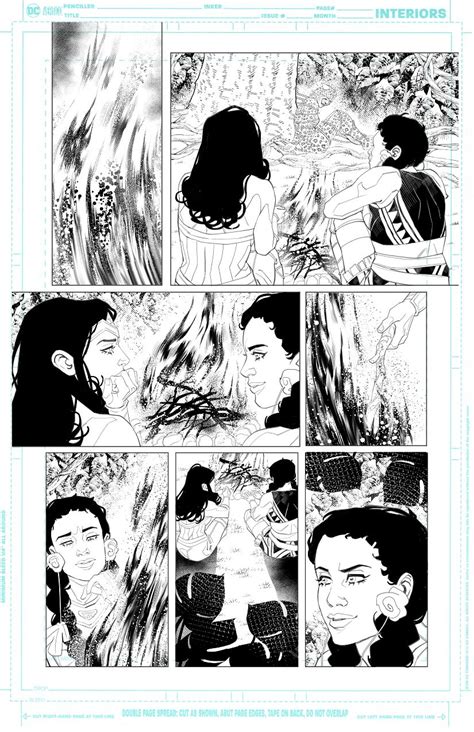 Wonder Woman Page By Marguerite Sauvage