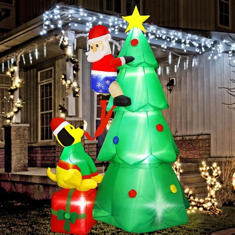 Sand Mine 8ft Christmas Inflatables Tree Review Christmas Cheer Store