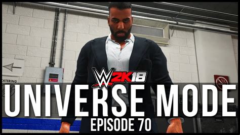 Wwe 2k18 Universe Mode Jinder Strikes First 70 Youtube