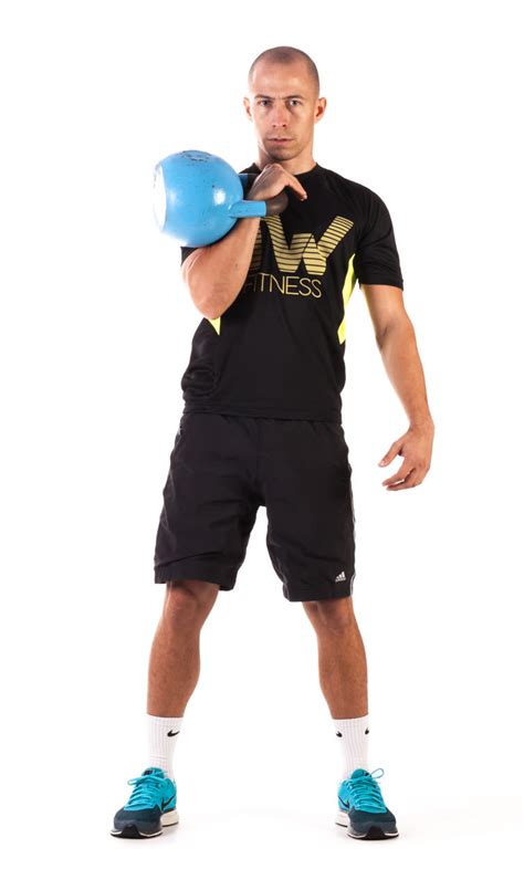 One Arm Kettlebell Clean Total Workout Fitness