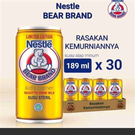 Jual BEAR BRAND Susu Beruang Susu Steril GOLD Limited Edition 189 Ml