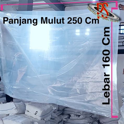 Jual Plastik Bening 250 X 250 Cm Cm Plastik Pembungkus Kasur 200 Cm