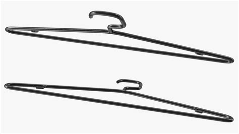 3d Black Plastic Tubular Hanger Model Turbosquid 2134619