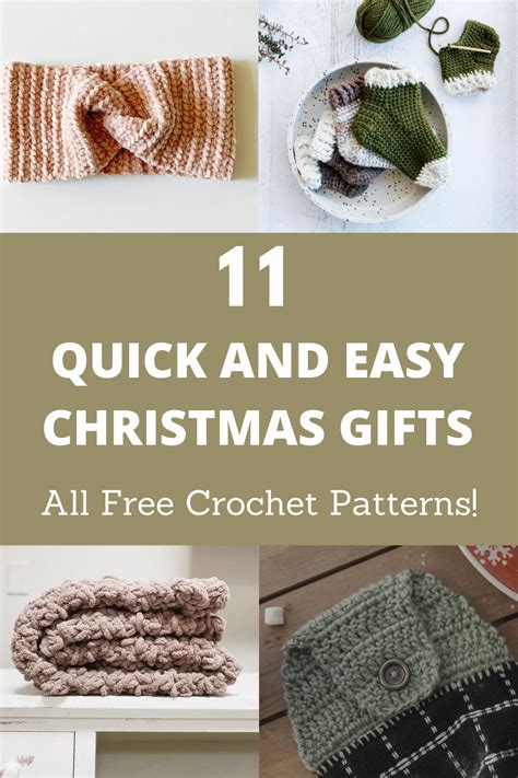 11 QUICK Crochet Gift Ideas Perfect For Christmas Stitchberry