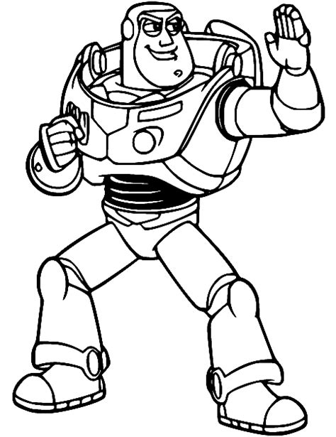 Buzz Lightyear Para Colorear Y Pintar Imágenes Para Dibujar Gratis