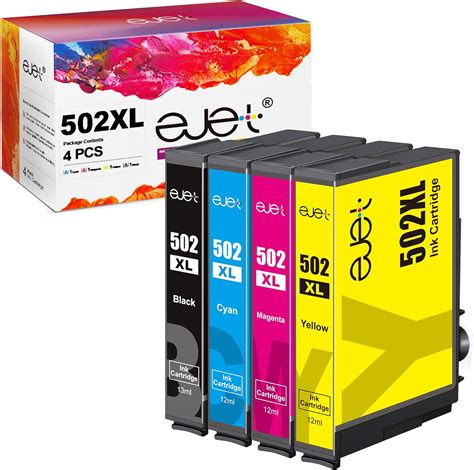 Ejet 502XL Cartucho De Tinta Compatible Para Epson 502 502 XL Epson