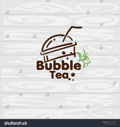 Bubble Tea Logo Icon Graphic Template Stock Vector Royalty Free