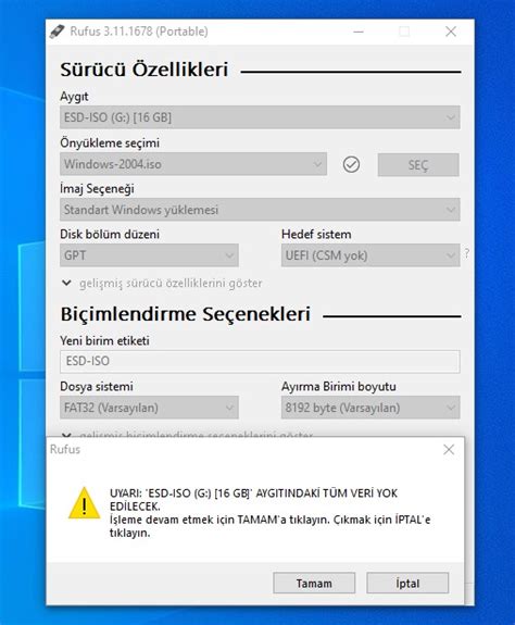 Rufus Le Windows Kurulum Usbsi Haz Rlama Rehberi Donanim Ar Ivi