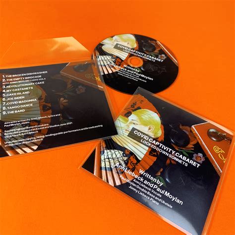 Cd Duplication In Clear Plastic Wallets With Printed Card Inserts