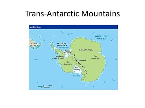 Transantarctic Mountains On World Map - Daveen Francisca