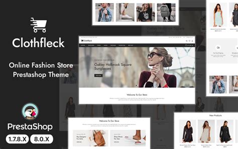 Tema De Prestashop Para Ropa De Dise Ador De Moda Clothfleck