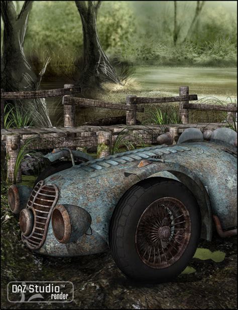 Dumped For Sports Car Meteor 1947 Daz 3d