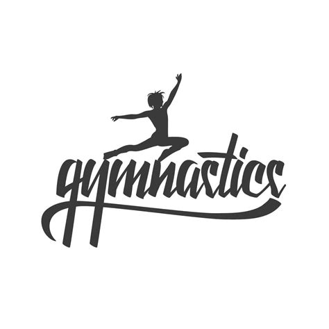 Cute Gymnast Wallpapers Cute Woman Gymnast On White Background Stock