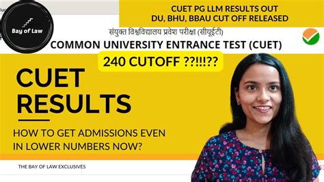 Cuet Pg Llm Results Out Cut Off For Du Bhu Bbau What Are Paid