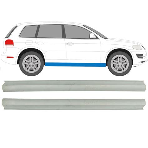 Dorpel Reparatiepaneel Rechts Links Set Vw Touareg