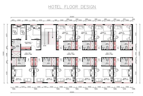 Hotel Room Floor Plan Dimensions