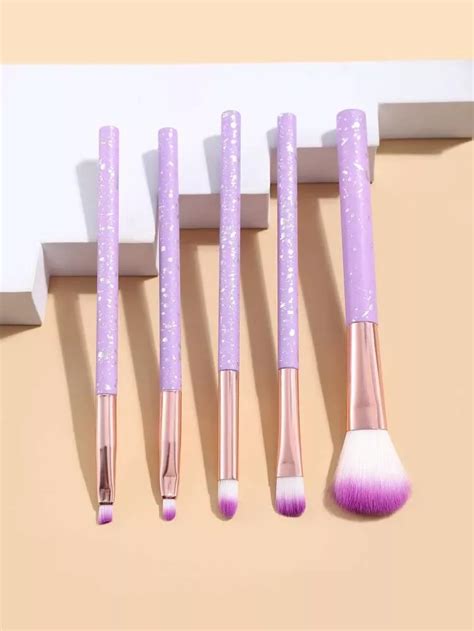 5 Piezas Set De Brochas De Maquillaje Shein Usa