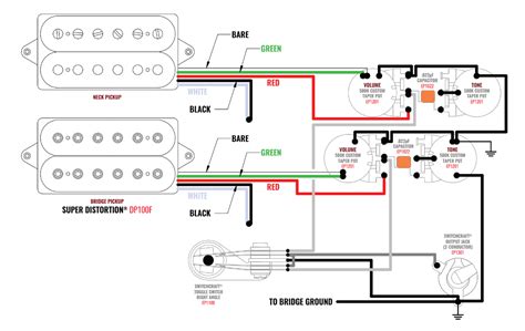 Super Distortion® Vintage Gibson® Wiring with Right Angle Toggle Switch | DiMarzio