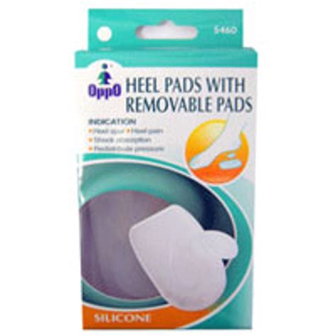 Oppo Silicone Gel Heel Pads With Removable Pads Medium 1 Pair