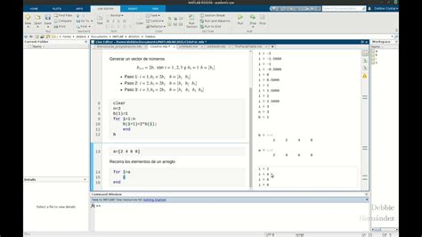 Ciclo For En Matlab YouTube