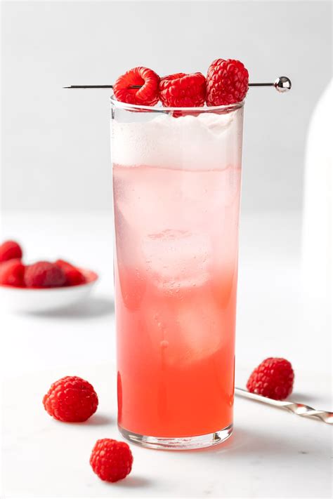 Raspberry Gin Fizz The Best Raspberry Gin Cocktail