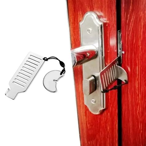 Portable Door Lock Safety Anti Theft Hotel Apartment Accommodation Travel Security Lock Travel