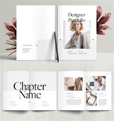 Free Designer Portfolio Template Indesign