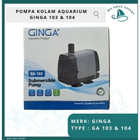 Jual Pompa Kolam Aquarium Ginga Ga Ga Hidroponik Bagus Kuat