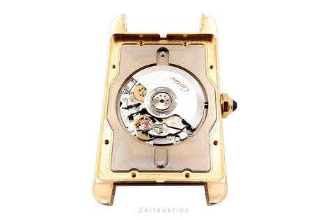 Cartier Tank Américaine 18k Gold Automatik Kal 120 Ref 1740 2107365