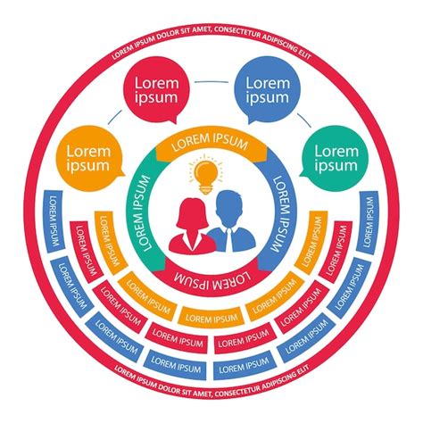 Premium Vector Circular Diagram Infographic