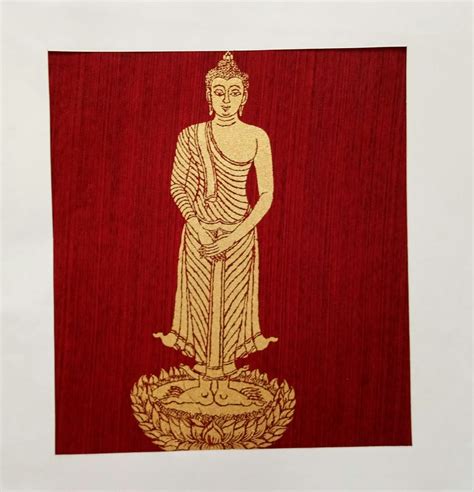 Traditional Thai Art Silk Screen Picture Vintage Wall Home Etsy