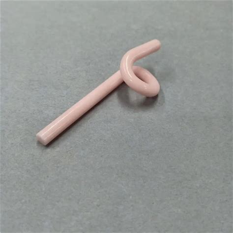 Wear Resistance Polished Pink Al O Alumina Ceramic Textile Pigtail