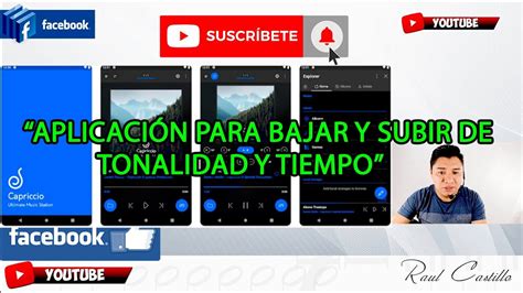 Aplicacion Para Bajar Y Subir De Tono Y Tiempo Youtube