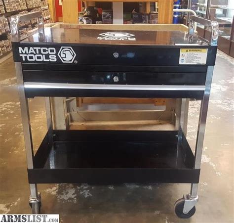 ARMSLIST For Sale Matco Tools Single Drawer Service Cart With Lid