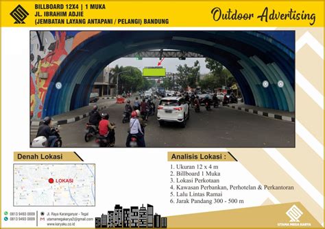 Sewa Titik Billboard Dan Baliho Di Bandung Jl Ibrahim Adjie Jembatan