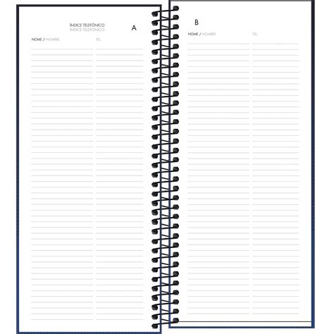 Agenda Executiva Comercial Ideale Espiral Capa Dura M X