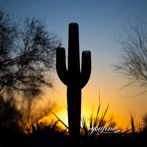 Large Metal Cactus Yard Art Sculpture Youfine Art Sculpture