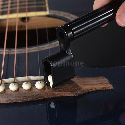 E M Plastic Acoustic Electric Guitar Bass String Peg Winder Bridge Pin