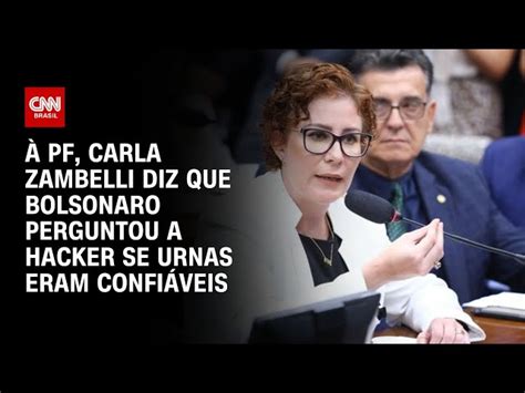 À PF Carla Zambelli diz que Bolsonaro perguntou a hacker se urnas eram