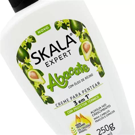 Skala Abacate Crema De Peinar Protector Termico Vegano Gr