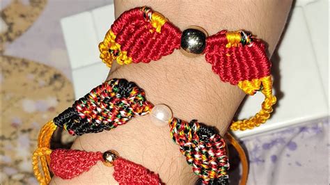 RAKHI SPECIAL DIY Angel Wing Shaped Macram Bracelet Cum Rakhi