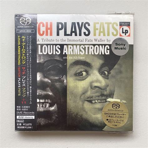 Louis Armstrong And His All Stars Satch Plays Fats 興趣及遊戲 音樂、樂器 And 配件 音樂與媒體 Cd 及 Dvd