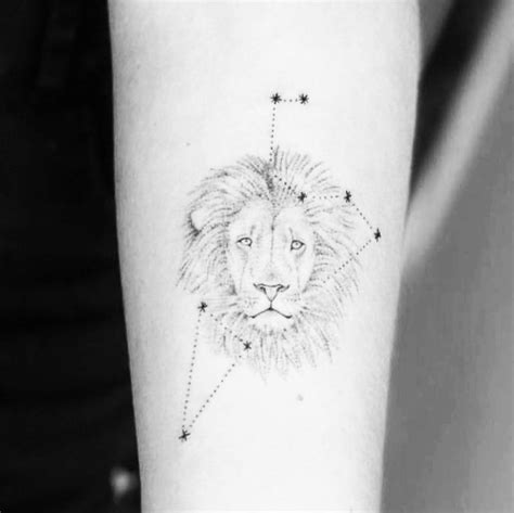 Creative Leo Lion Zodiac Tattoos For A Powerful And Courageous